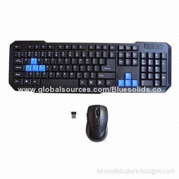 Keyboard and Mouse Combo with Good Quality, Various Colors Available